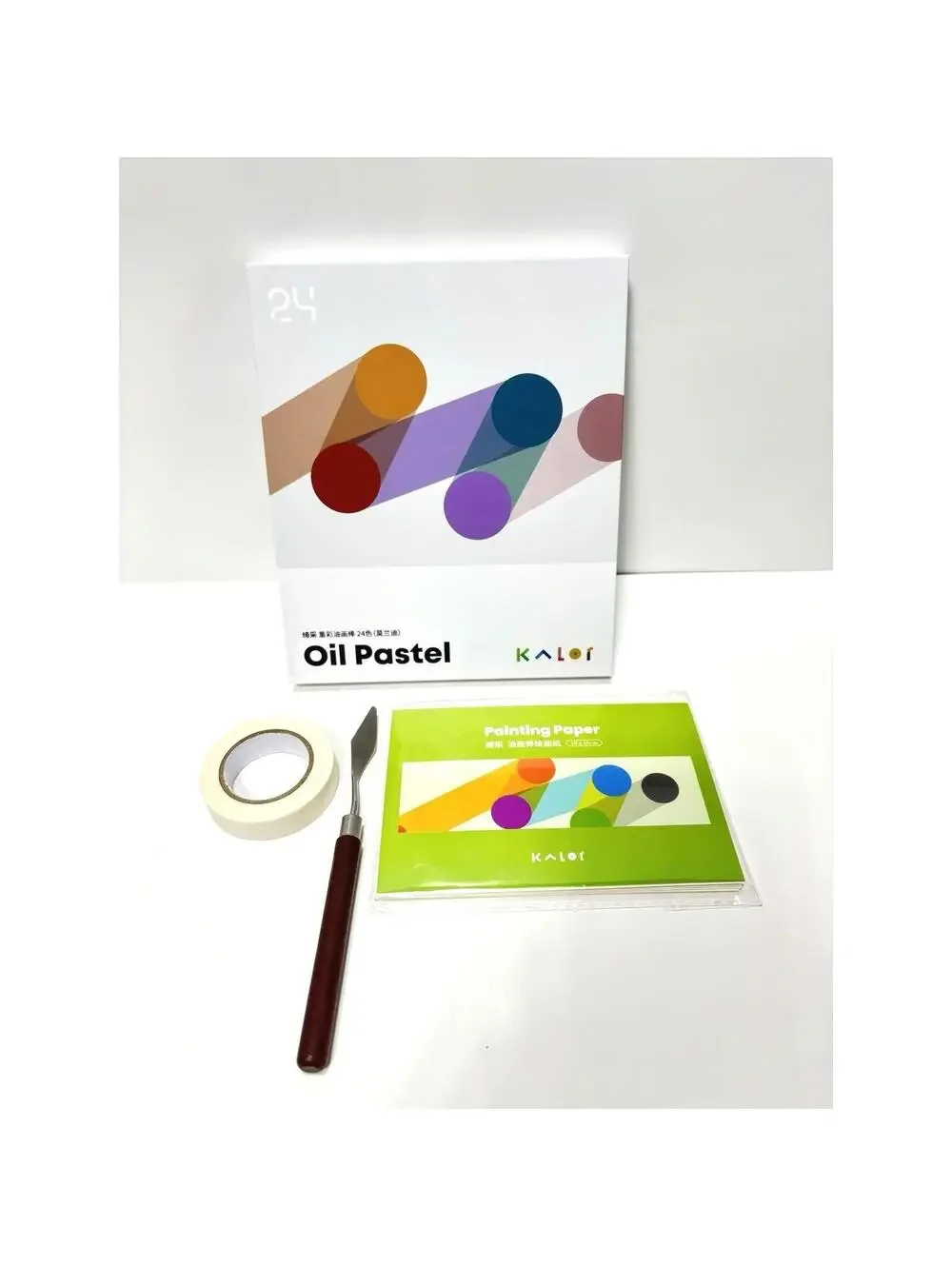 Oil Pastels Set – 24 Colors + Blending Tool, Includes Painting Paper Crafts NEW